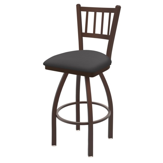810 Contessa Swivel Stool With Bronze Finish And Canter Storm Seat