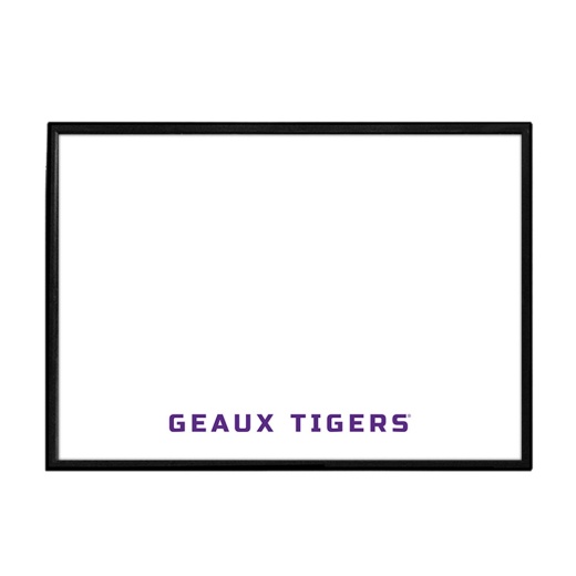 Lsu Tigers: Geaux Tigers Framed Dry Erase Wall Sign