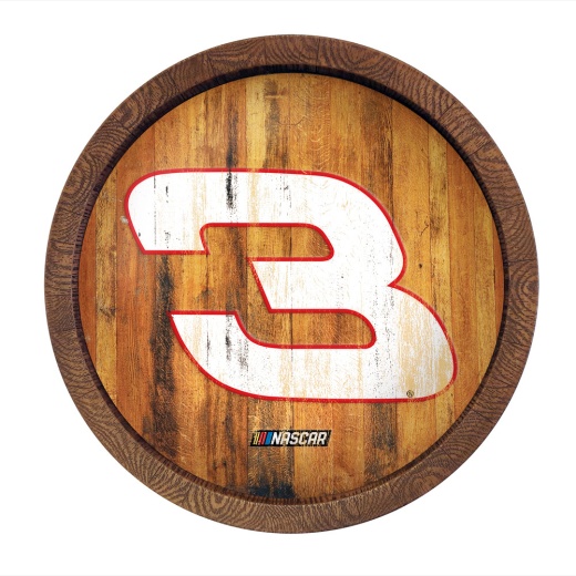 Austin Dillon: Weathered "Faux" Barrel Top Sign