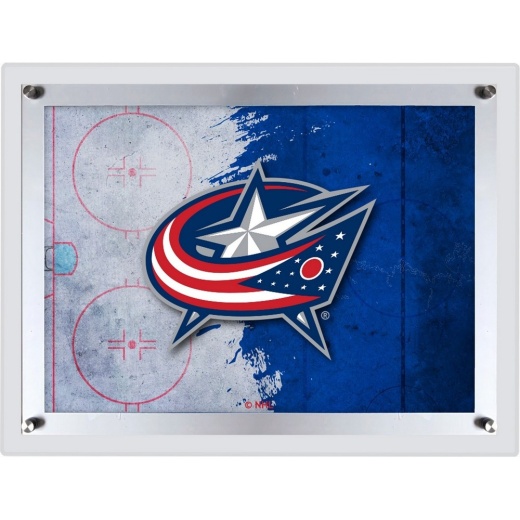 Columbus Blue Jackets Backlit Led Sign By Holland Bar Stool Company