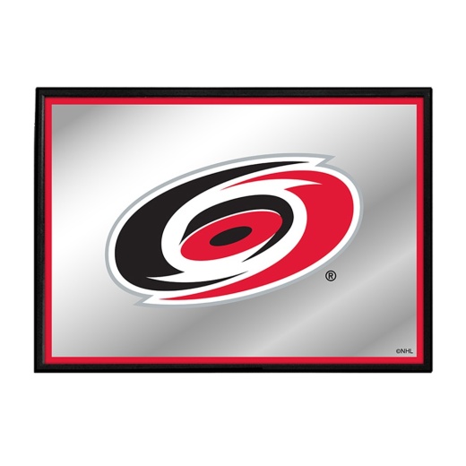 Carolina Hurricanes: Framed Mirrored Wall Sign