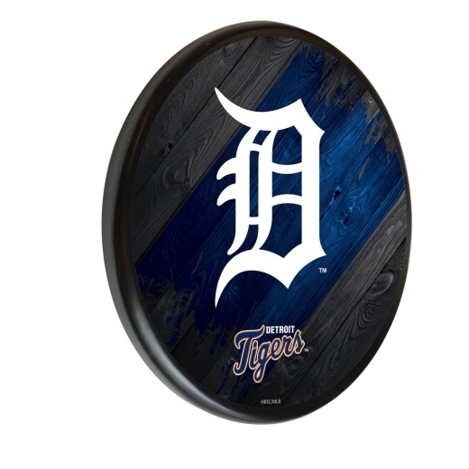Detroit Tigers 13" Solid Wood Sign By Holland Bar Stool Co
