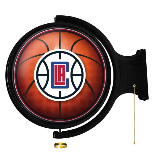 Los Angeles Clippers: Basketball Original Round Rotating Lighted Wall Sign