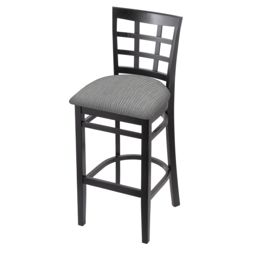 3130 Stool With Black Finish And Graph Alpine Seat