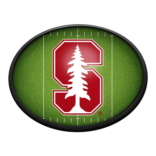 Stanford Cardinals: On The 50 Oval Slimline Lighted Wall Sign