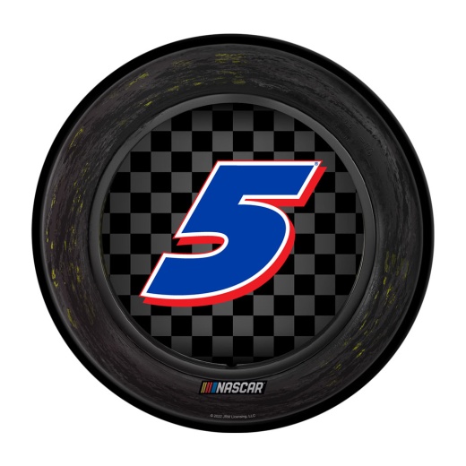 Kyle Larson: Tire Framed Modern Disc Wall Sign