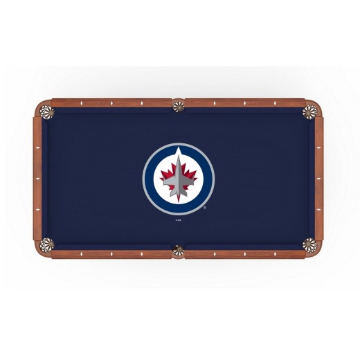 Winnipeg Jets Pool Table Cloth By Hbs
