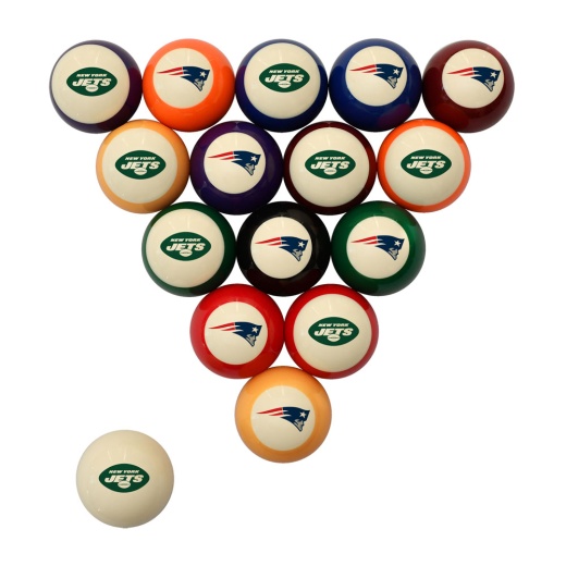 England Patriots Vs York Jets Rivalry Retro Ball Set