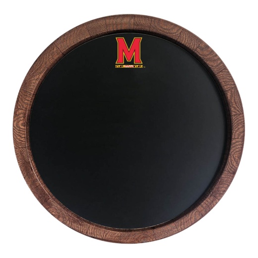Maryland Terrapins: Chalkboard "Faux" Barrel Top Sign