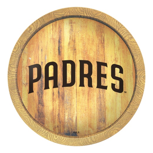 San Diego Padres: "Faux" Barrel Top Sign