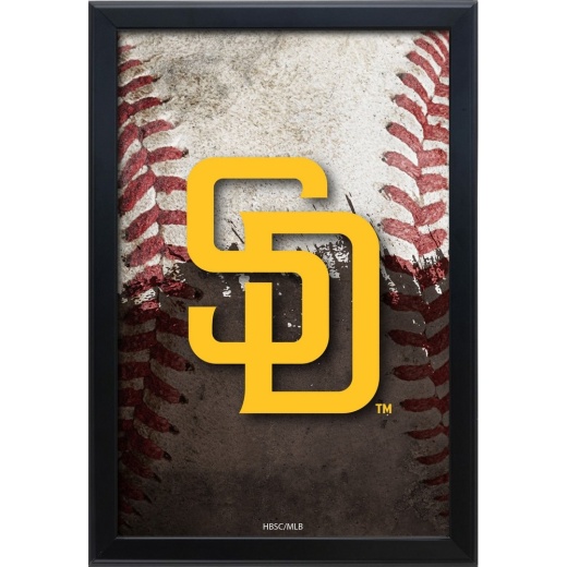 San Diego Padres 15.75" X 23.5" Led Snap Frame Lightbox By Holland Bar Stool Company