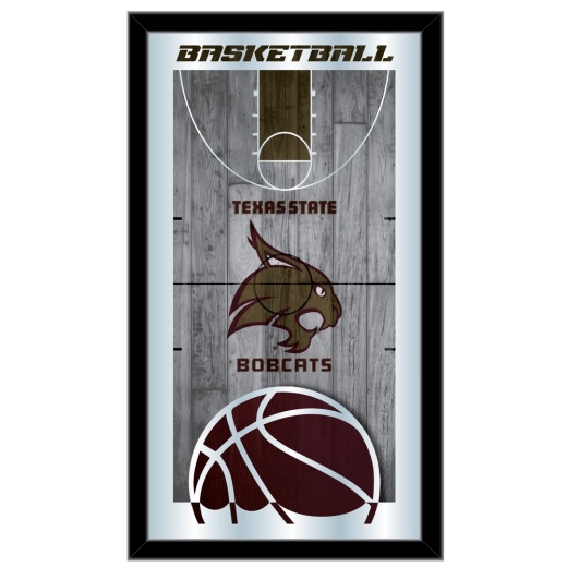 Texas State 15" X 26" Basketball Mirror By Holland Bar Stool Company