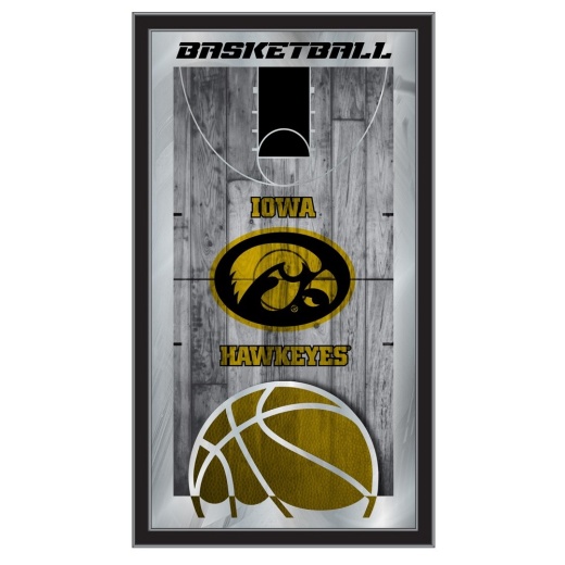 Iowa 15" X 26" Basketball Mirror By Holland Bar Stool Company