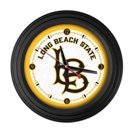 Long Beach State University 15" Traditional Wall Clock By Holland Bar Stool Co