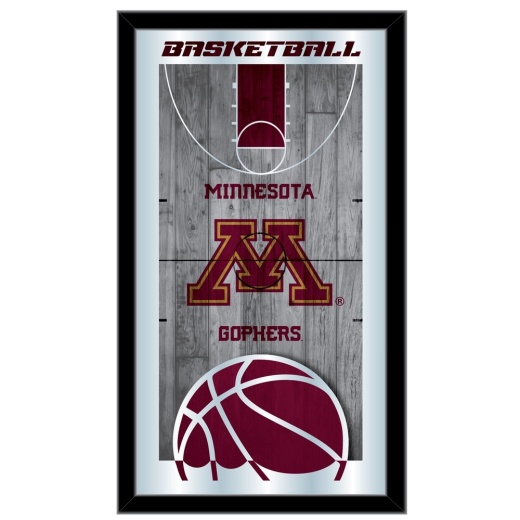 Minnesota 15" X 26" Basketball Mirror By Holland Bar Stool Company