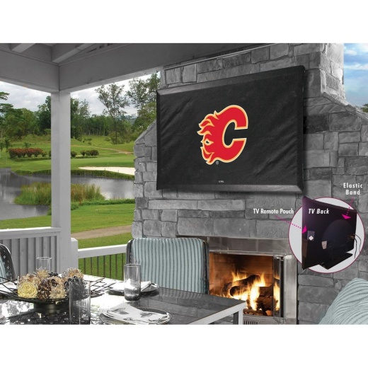 Calgary Flames Tv Cover By Hbs