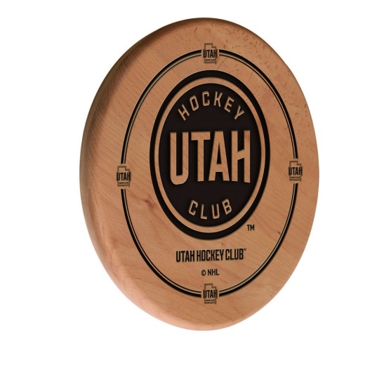 Utah Hockey Club Laser Engraved Wood Sign By The Holland Bar Stool Co