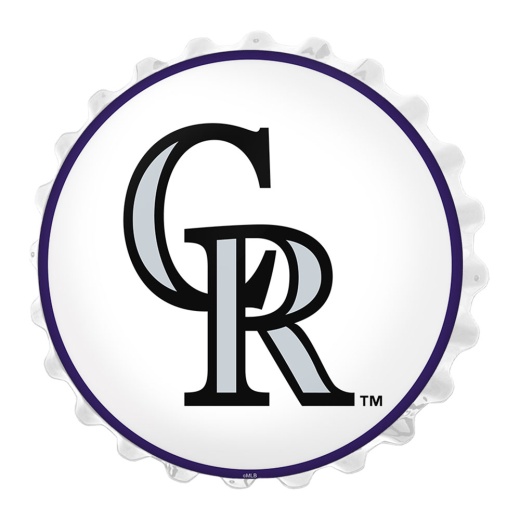 Colorado Rockies: Bottle Cap Wall Light