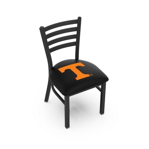 L00418 Black Wrinkle Tennessee Stationary Chair With Ladder Style Back By Holland Bar Stool Co
