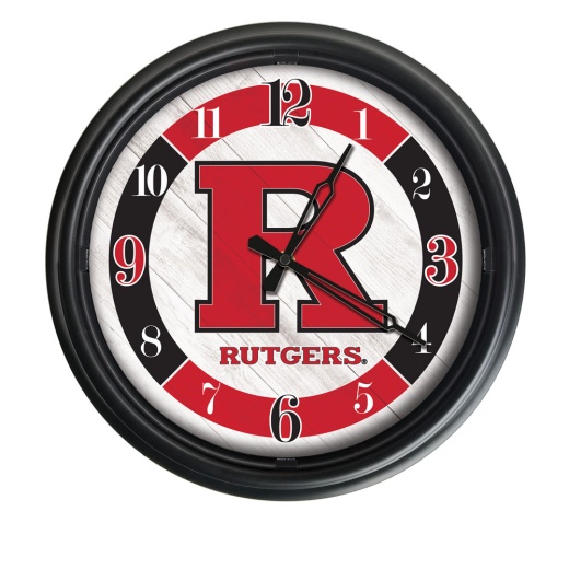 Rutgers Indoor/Outdoor Led Wall Clock By Holland Bar Stool Co