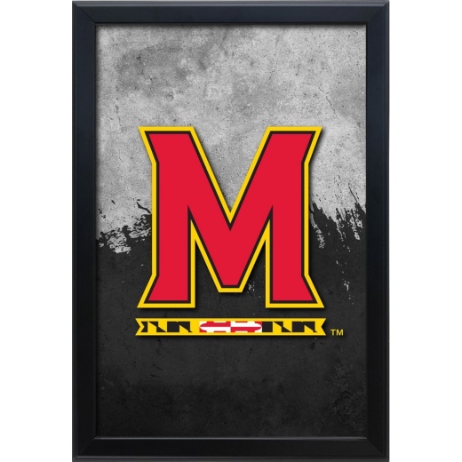 University Of Maryland 15.75" X 23.5" Led Snap Frame Lightbox By Holland Bar Stool Company