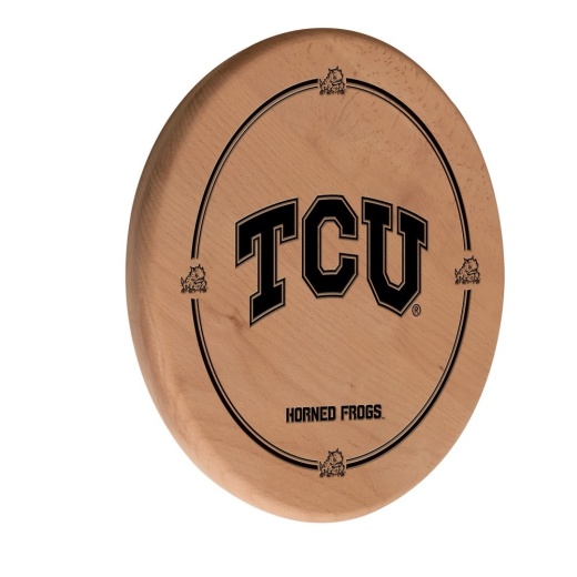 Tcu Laser Engraved Wood Sign By The Holland Bar Stool Co