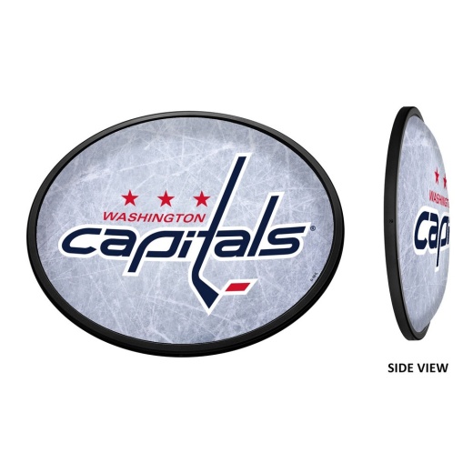 Washington Capitals: Oval Slimline Illuminated Wall Sign