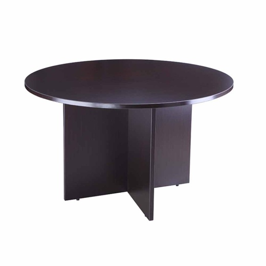 Boss 42" Round Table, Mocha