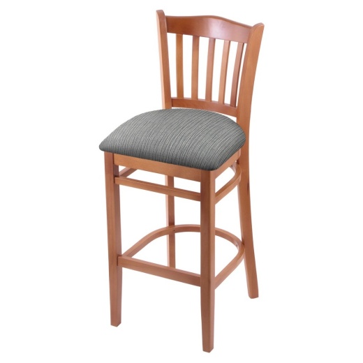 3120 25" Counter Stool With Medium Finish And Graph Alpine Seat