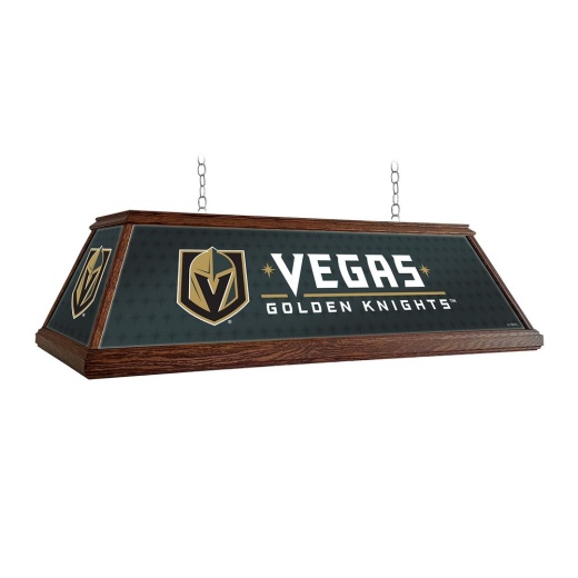 Vegas Golden Knights: Premium Wood Pool Table Light