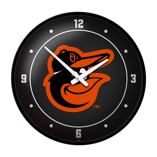 Baltimore Orioles: Logo Modern Disc Wall Clock