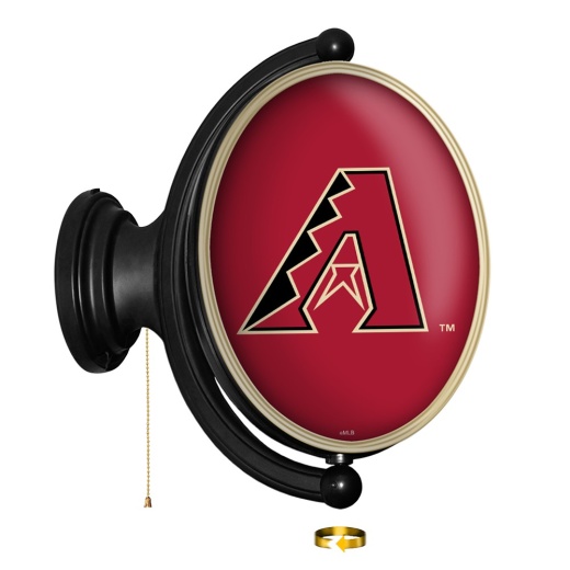 Arizona Diamondbacks: Original Oval Rotating Lighted Wall Sign