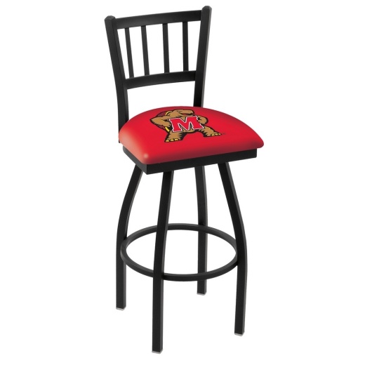 L018 Black Wrinkle Maryland Swivel Bar Stool With Jailhouse Style Back By Holland Bar Stool Co