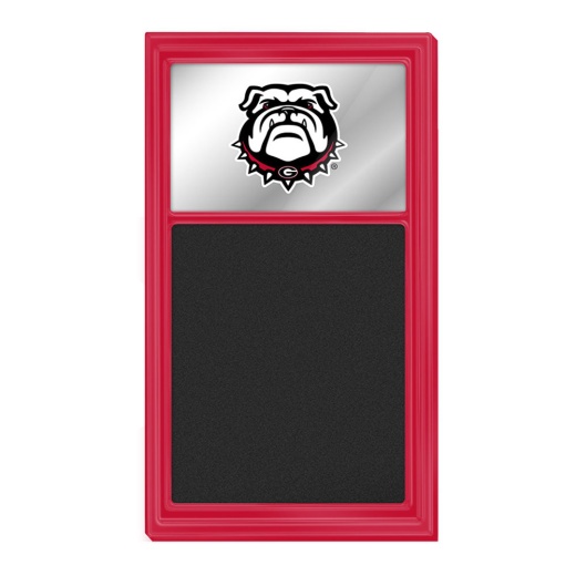 Georgia Bulldogs: Mirrored Chalk Note Board