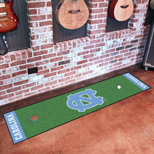 North Carolina Tar Heels Putting Green Mat 1.5Ft. X 6Ft