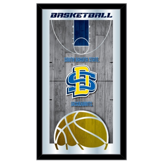 South Dakota State University 15" X 26" Basketball Mirror By Holland Bar Stool Company