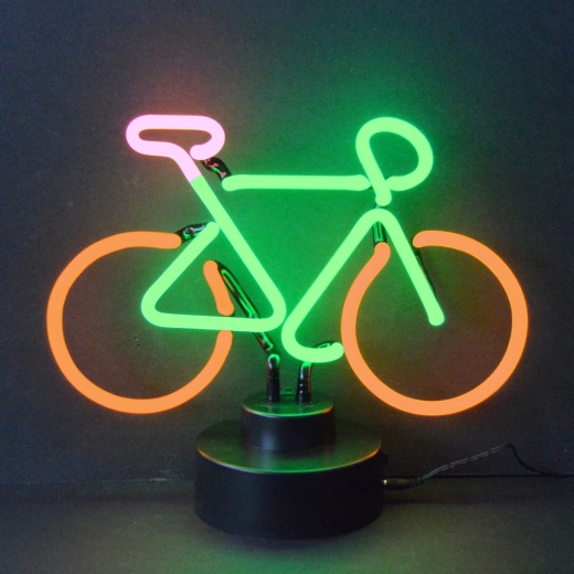 Bicycle Neon Sculpture 16" X 13" X 6"