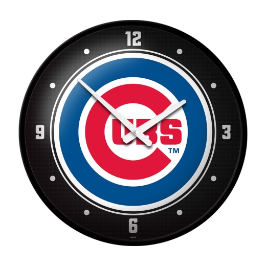 Chicago Cubs: Logo Modern Disc Wall Clock