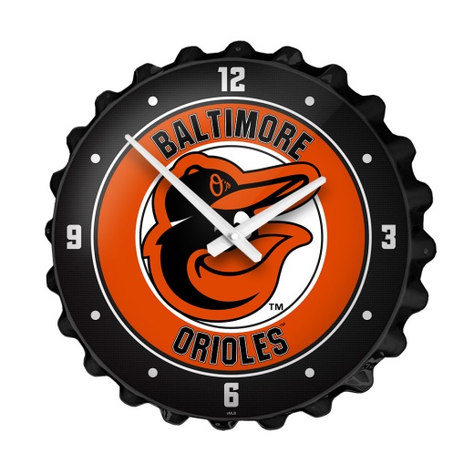 Baltimore Orioles: Bottle Cap Wall Clock