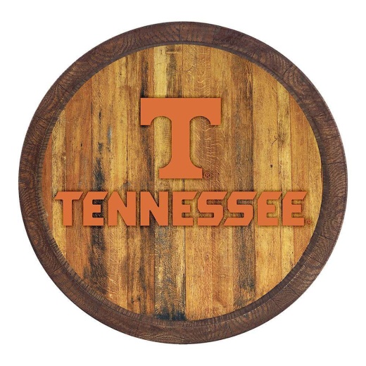 Tennessee Volunteers: "Faux" Barrel Top Sign
