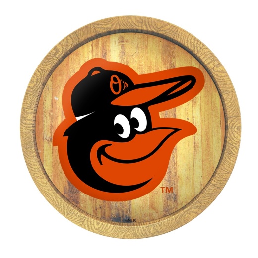 Baltimore Orioles: "Faux" Barrel Top Sign