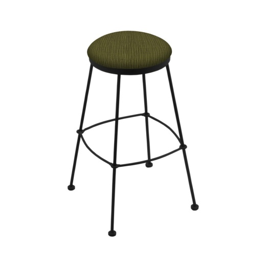 3030 Stationary Stool With Black Wrinkle Finish And Graph Parrot Seatproduct Variation: 25 Inch Counter Stool