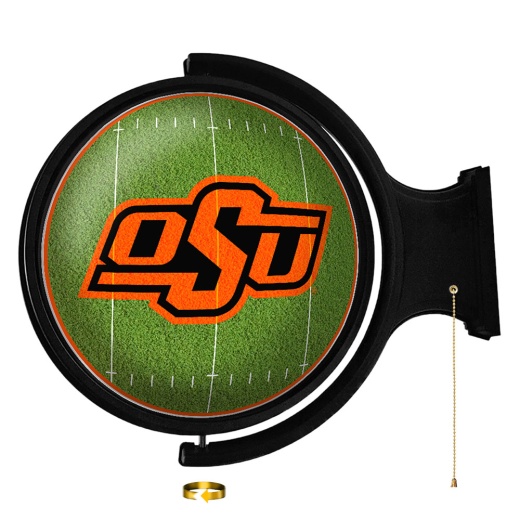 Oklahoma State Cowboys: On The 50 Rotating Lighted Wall Sign