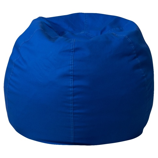 Dillon Small Solid Royal Blue Refillable Bean Bag Chair For Kids And Teens
