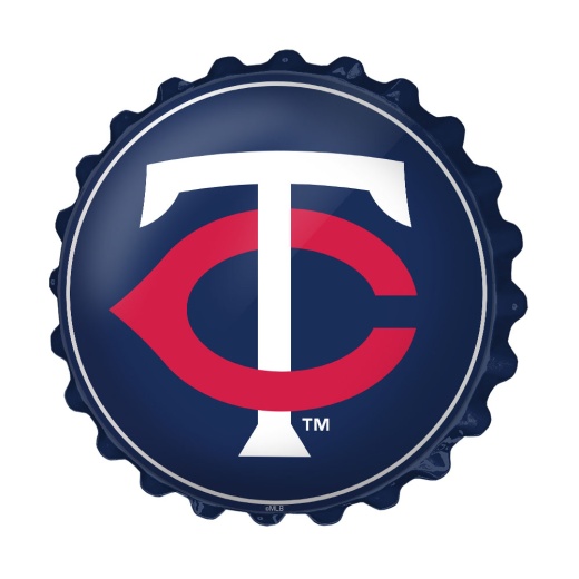 Minnesota Twins: Logo Bottle Cap Wall Sign