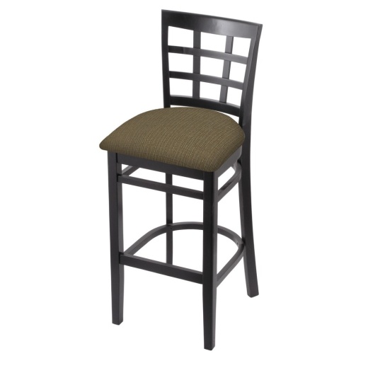 3130 Stool With Black Finish And Graph Cork Seat