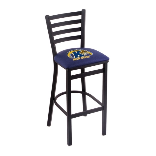 L004 Kent State 25" Stationary Counter Stool With Black Wrinkle Finish
