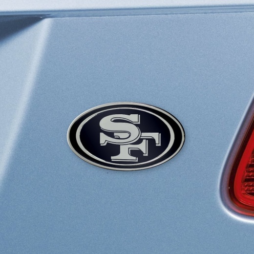 San Francisco 49Ers 3D Chrome Metal Emblem