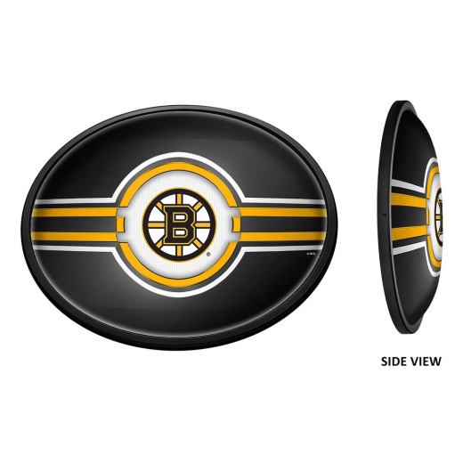 Boston Bruins: Oval Slimline Illuminated Wall Sign