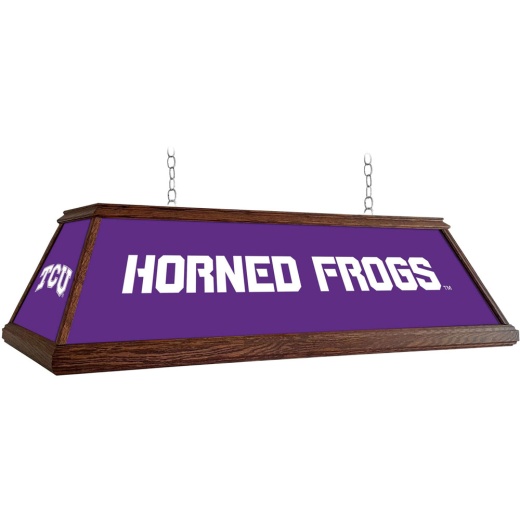 Tcu Horned Frogs: Premium Wood Pool Table Light